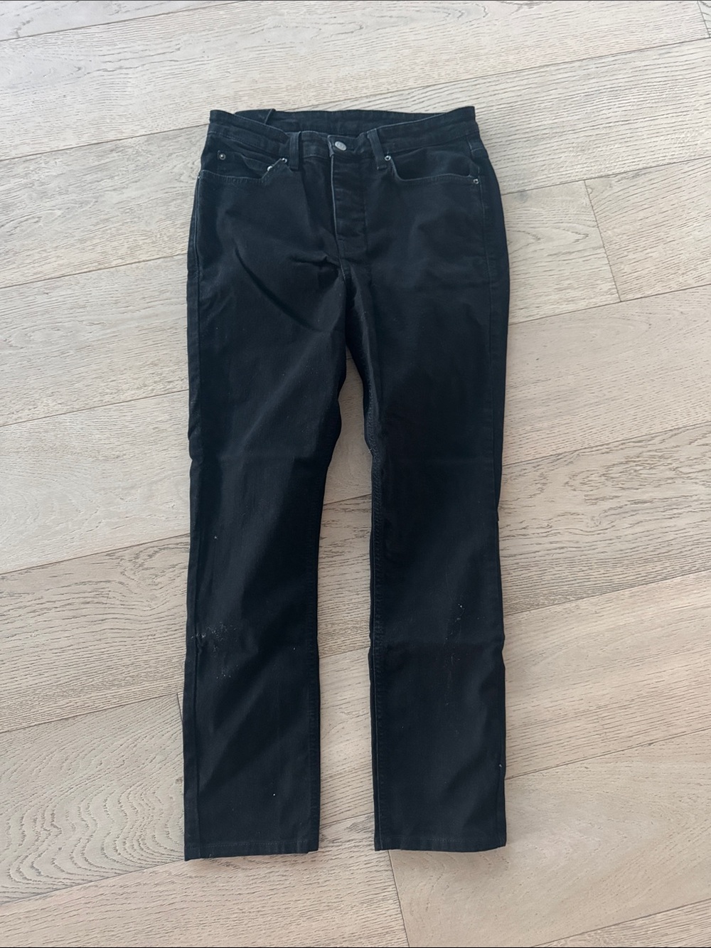 Ksubi Black Straight-Leg Jeans